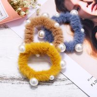 Imitation Rabbit Hair Circle Chic Style Wild Plush Hair Rope Hair Rope Korean Hair Accessories main image 5