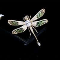 Dragonfly Brooch Female Personality Wings Pin Coat Cardigan Painted Corsage main image 1