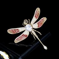 Dragonfly Brooch Female Personality Wings Pin Coat Cardigan Painted Corsage main image 6
