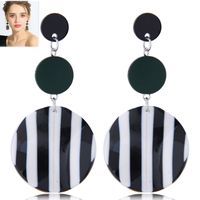Simple And Stylish Stripe Personality Temperament Earrings main image 3