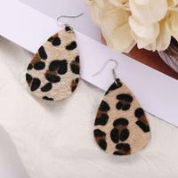 New Retro Earring Creative Leopard Print Earrings For Women main image 5