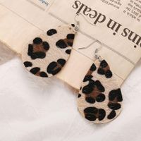 New Retro Earring Creative Leopard Print Earrings For Women main image 4