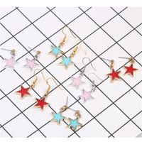 Pentagram Earrings Jewelry Wholesale Star Earrings main image 3