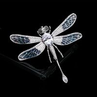 Dragonfly Brooch Female Personality Wings Pin Coat Cardigan Painted Corsage sku image 4