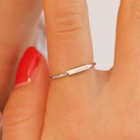 New Index Finger Ring Simple Geometric Open Ring Wholesale main image 5
