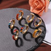 New Alloy Diamond Ear Clip Simple Earring Accessories Fashion Popular Earrings main image 2