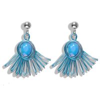 New Alloy Gem Earrings Female Fashion Tassel Earrings main image 4