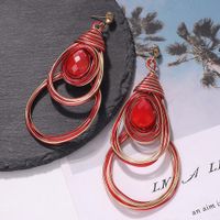 New Alloy Resin Geometric Earrings Women&#39;s Earrings Wholesale main image 3