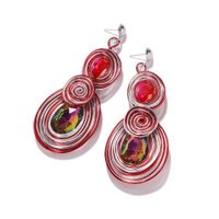 Colorful Alloy Earrings Korean New Candy-colored Earrings Fashion Earrings Accessories main image 4