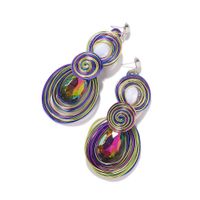 Colorful Alloy Earrings Korean New Candy-colored Earrings Fashion Earrings Accessories main image 5