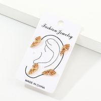 Jewelry Fashion Metal Symmetric Butterfly Earring Set 4 Women main image 5
