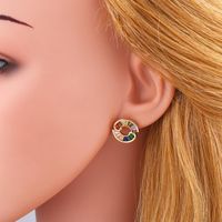 2022 Grenz Überschreitende Neue Zirkon-ohrringe Ohrringe Weibliche Europäische Und Amerikanische Einfache C-förmige Ohrringe Geometrische Ohrringe Ers29 main image 6