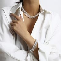 Personalized Simple Trend Necklace Bracelet Set main image 1
