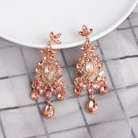 New Style Micro Stud Earrings Geometric Water Drop Earring Fashion Delicate Jewelry Wholesale main image 6