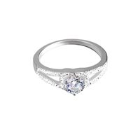 Diamond Love Ring Ring Flash Diamond Wedding Jewelry Wholesale sku image 3