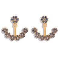 Alloy Diamond Earrings Simple Earrings Fashion Earring Accessories Korean New Earrings sku image 1