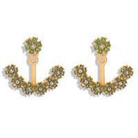 Alloy Diamond Earrings Simple Earrings Fashion Earring Accessories Korean New Earrings sku image 2