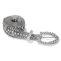 Alloy Diamond Belt Fashion Belt Clothing Accessories New Accessories sku image 1