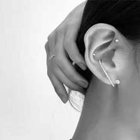 Französisches Design, Modische Strass Ohrringe, Weibliche Persönlichkeit, Metall Diamant, Unregelmäßige Ohrringe 2020 Neue Produkte main image 1