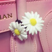 Korean Hair Accessories Cute Soft Girl Flowers Small Daisy Hair Ring Hair Rope main image 1