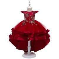 Children's Wedding Dress Girls' Tail Dress Skirt Princess Pettiskirt main image 5