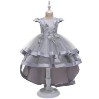 Children's Wedding Dress Girls' Tail Dress Skirt Princess Pettiskirt main image 4