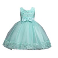 Children's Skirt Wedding Dress Bow Princess Skirt Female Lace Dress main image 3