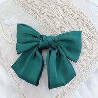 Gorgeous Satin Oversized Double Bow Hair Clip Korean Hair Accessories New sku image 5