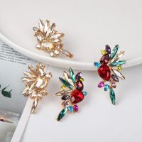 New Stud Earrings Color Diamond Earrings Fashion Jewelry Wholesale main image 1