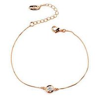 Korean Fashion Trend Single Diamond Bracelet Simple Jewelry New Jewelry sku image 1