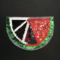 Fruit Watermelon Gradient Double-sided Beads Flap Sequins Clothing With Embroidered Embroidery Cloth Stickers main image 4