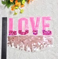 English Variety Sequin Embroidery Sequin Cloth Sticker Fashion Clothes Patch Sticker Clothing Accessories main image 3