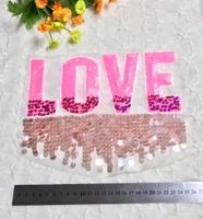 English Variety Sequin Embroidery Sequin Cloth Sticker Fashion Clothes Patch Sticker Clothing Accessories main image 4