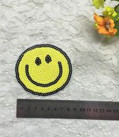 Small Embroidered Beads Smiley Cloth Stickers Sequins Clothing Decoration Patches Pants Decoration Accessories main image 5