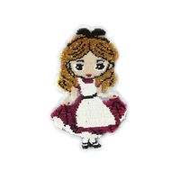Sequin Flip Cartoon Little Princess Double-sided Sequins Children's Clothing Decorative Stickers Embroidered Cloth Stickers main image 3