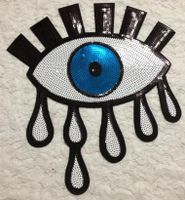 Silver And White Tears Sequin Accessories Eye Beads Sequins Chapter Sequins Cloth Stickers main image 5