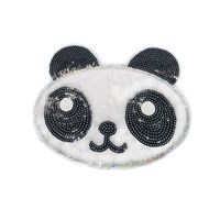 Longs Heng Stickerei Niedlichen Panda Pawletten Plüsch Stoff Aufkleber Kleidung Zerrissene Patch Aufkleber Jeans Dekoration Aufkleber main image 1