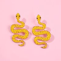 Rhinestone Three-dimensional Snake-shaped Earrings And Earrings main image 5