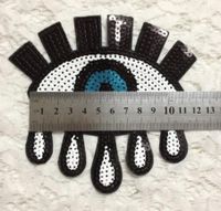 Silver And White Tears Sequin Accessories Eye Beads Sequins Chapter Sequins Cloth Stickers sku image 1