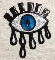 Silver And White Tears Sequin Accessories Eye Beads Sequins Chapter Sequins Cloth Stickers sku image 2