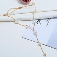 Pearl Chain Long Necklace Sweater Chain Fashion Korean Winter Pearl Necklace main image 4