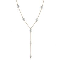 Perlenkette Lange Halskette Pullover Kette 2019 Mode Korea Dongdaemun Gleichen Stil Winter Halskette Viele Perlen main image 6