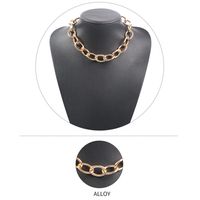 Necklace Metal Thick Chain Short Paragraph Chain Neck Chain Clavicle Chain main image 4