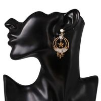 Court Style Earrings Women Baroque Geometric Pentagram Stud Earrings main image 6