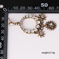Women's Baroque Water Drop Diamond Stud Earrings main image 5