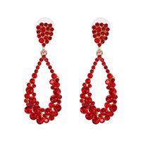 51634 Jujia Européen Et Américain Nouveau Géométrique Élégant Personnalité Boucles D'oreilles En Alliage Bijoux Boucles D'oreilles Ornement Croix-frontière E-commerce Source main image 2