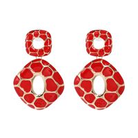 Alloy Fashion Geometric Earring  (red)  Fashion Jewelry Nhjj5573-red main image 1
