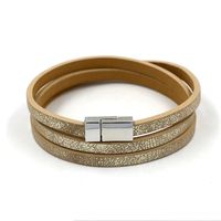 Leather Korea Geometric Bracelet  (a Color)  Fashion Jewelry Nhhm0035-a-color main image 5