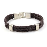 Fabrik Direkte Lieferung Koreanischer Mode Gewebtes Seil Armband Einfache Herren Leder Armband Armband Großhandel main image 3