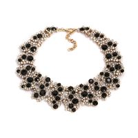 Alloy Fashion Geometric Necklace  (black)  Fashion Jewelry Nhjj5597-black main image 1